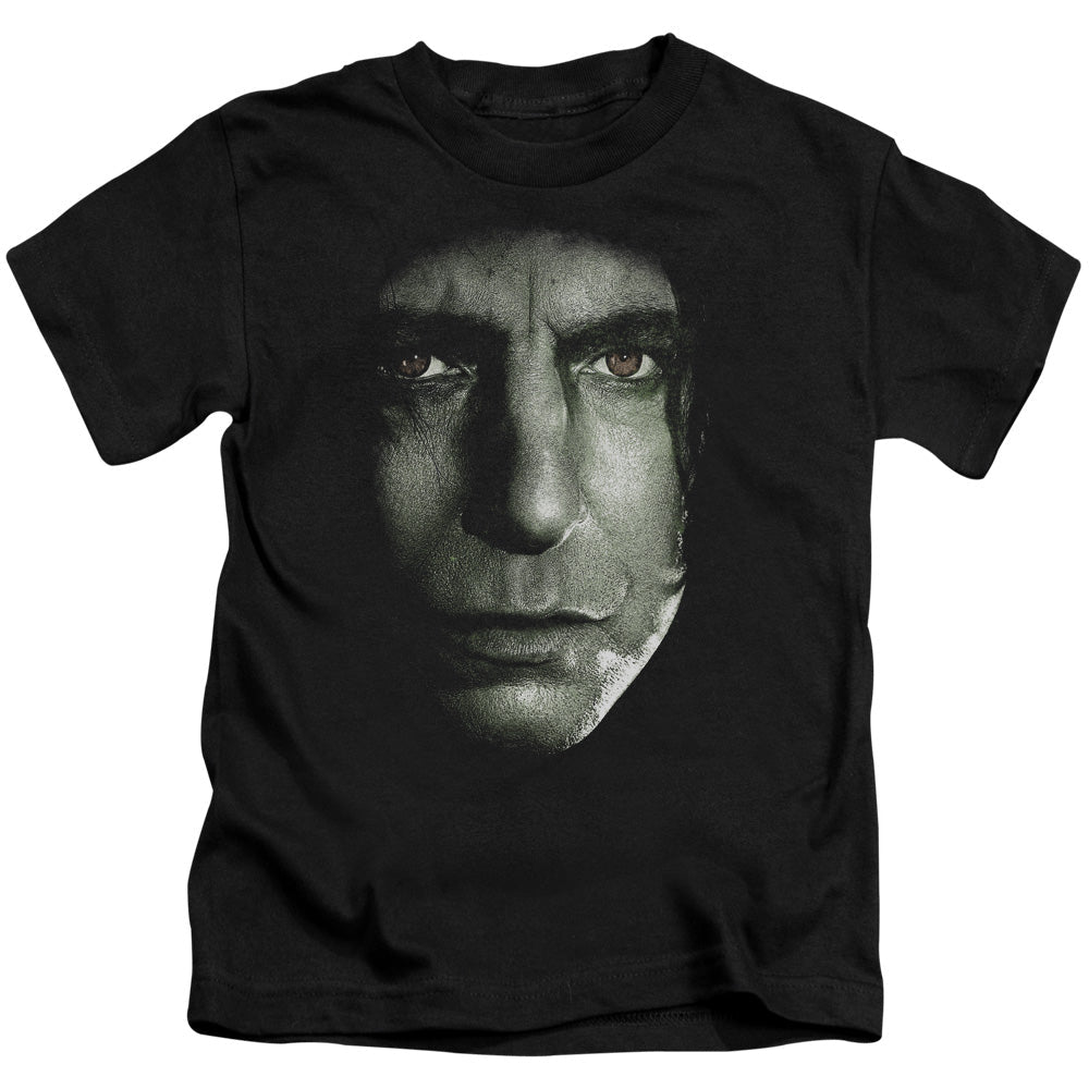 Harry Potter Snape Head Juvenile Kids Youth T Shirt Black Officially Licensed