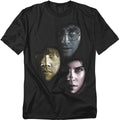 Harry Potter Hero Heads Mens T Shirt Black Officially Licensed