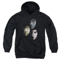 Harry Potter Hero Heads Kids Youth Hoodie Black Officially Licensed