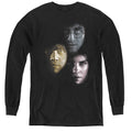 Harry Potter Hero Heads Long Sleeve Kids Youth T Shirt Black Officially Licensed