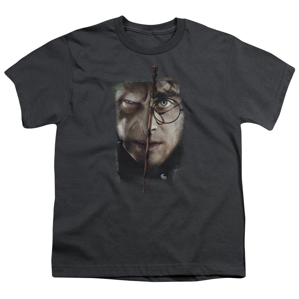 Harry Potter It All Ends Here Kids Youth T Shirt Charcoal Officially Licensed