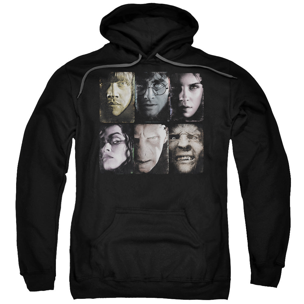 Harry Potter Horizontal Heads Mens Hoodie Black Officially Licensed