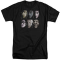 Harry Potter Horizontal Heads Mens Tall T Shirt Black Officially Licensed