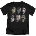 Harry Potter Horizontal Heads Juvenile Kids Youth T Shirt Black Officially Licensed
