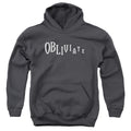 Harry Potter Obliviate Kids Youth Hoodie Charcoal Officially Licensed