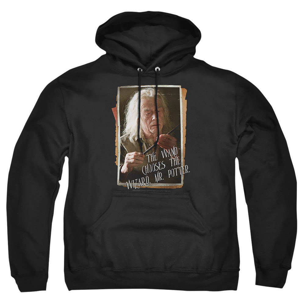 Harry Potter Olivander Mens Hoodie Black Officially Licensed