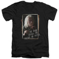 Harry Potter Olivander Mens Slim Fit V-Neck T Shirt Black Officially Licensed