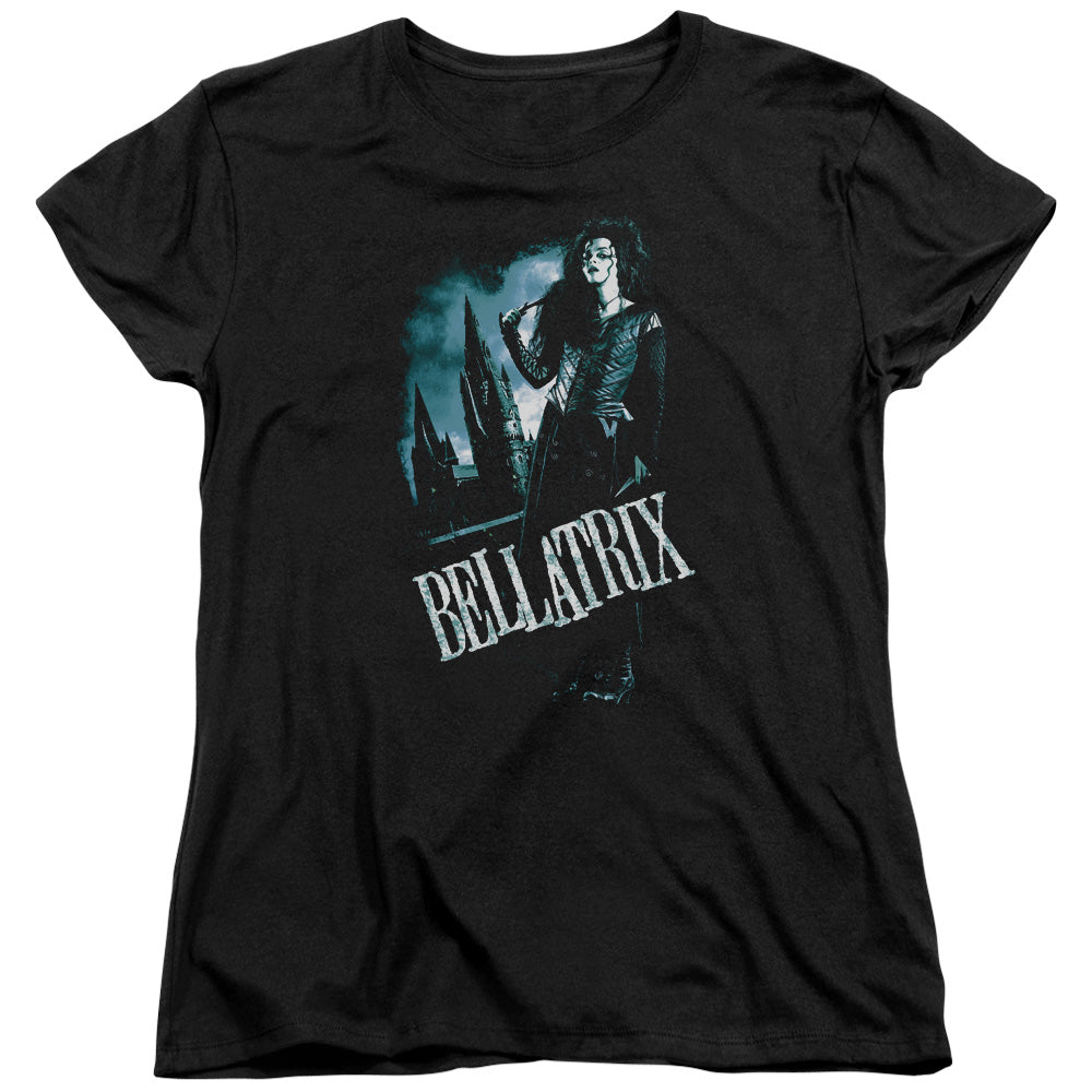 Harry Potter Bellatrix Full Body Womens T Shirt Black Officially Licensed