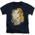 Harry Potter Luna Closeup Juvenile Kids Youth T Shirt Navy Blue Officially Licensed