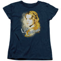 Harry Potter Luna Closeup Womens T Shirt Navy Blue Officially Licensed
