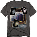 Harry Potter Trio Collage Mens T Shirt Charcoal Officially Licensed