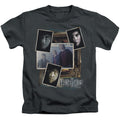 Harry Potter Trio Collage Juvenile Kids Youth T Shirt Charcoal Officially Licensed