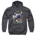 Harry Potter Trio Collage Kids Youth Hoodie Charcoal Officially Licensed