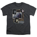 Harry Potter Trio Collage Kids Youth T Shirt Charcoal Officially Licensed