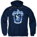 Harry Potter Ravenclaw Crest Mens Hoodie Navy Blue Officially Licensed