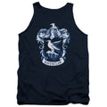 Harry Potter Ravenclaw Crest Mens Tank Top Shirt Navy Blue Officially Licensed