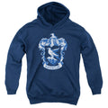 Harry Potter Ravenclaw Crest Kids Youth Hoodie Navy Blue Officially Licensed