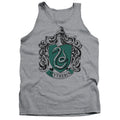 Harry Potter Slytherin Crest Mens Tank Top Shirt Athletic Heather Officially Licensed
