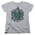 Harry Potter Slytherin Crest Womens T Shirt Athletic Heather Officially Licensed