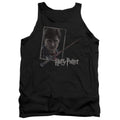 Harry Potter Harrys Wand Portrait Mens Tank Top Shirt Black Officially Licensed