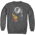 Harry Potter Ron Portrait Mens Crewneck Sweatshirt Charcoal Officially Licensed