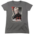 Harry Potter Draco Frame Womens T Shirt Charcoal Officially Licensed