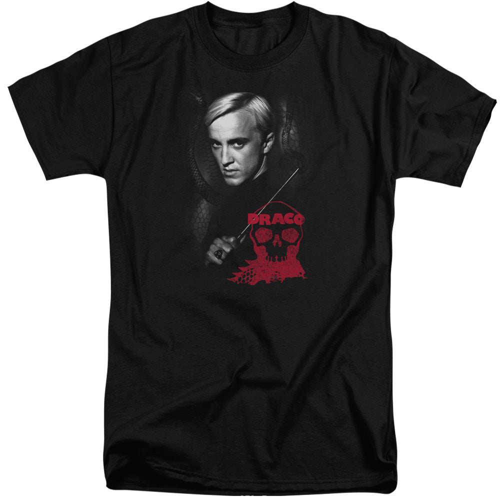 Harry Potter Draco Portrait Mens Tall T Shirt Black Officially Licensed