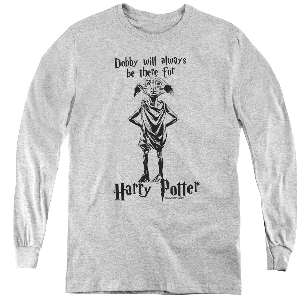 Harry Potter Always Be There Long Sleeve Kids Youth T Shirt Athletic Heather Officially Licensed