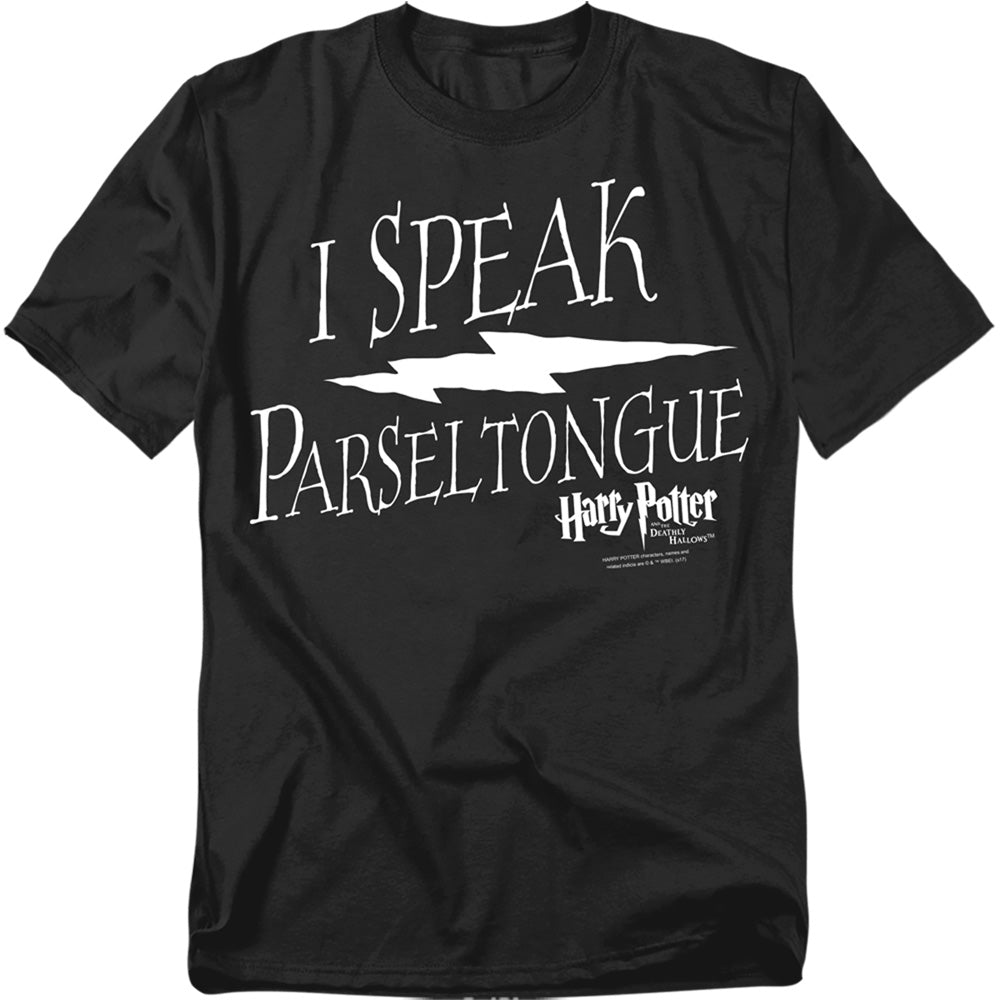 Harry Potter I Speak Parseltongue Mens T Shirt Black Officially Licensed