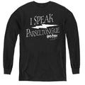 Harry Potter I Speak Parseltongue Long Sleeve Kids Youth T Shirt Black Officially Licensed