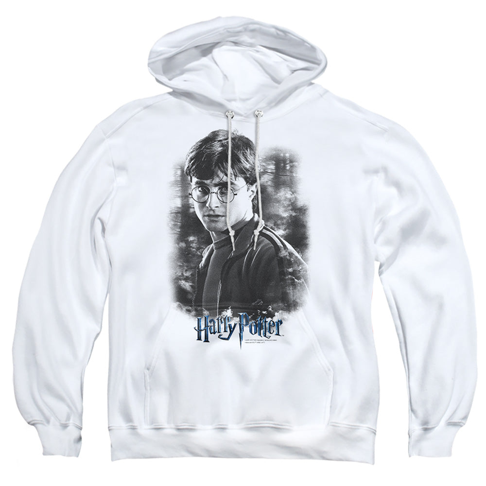 Harry Potter Harry In The Woods Mens Hoodie White Officially Licensed