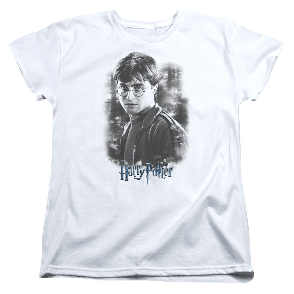 Harry Potter Harry in the Woods Womens T Shirt White Officially Licensed