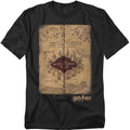 Harry Potter Marauders Map Mens T Shirt Black Officially Licensed
