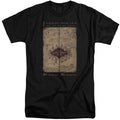 Harry Potter Marauders Map Words Mens Tall T Shirt Black Officially Licensed