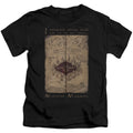 Harry Potter Marauders Map Words Juvenile Kids Youth T Shirt Black Officially Licensed