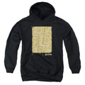 Harry Potter Marauders Map Interior Kids Youth Hoodie Black Officially Licensed