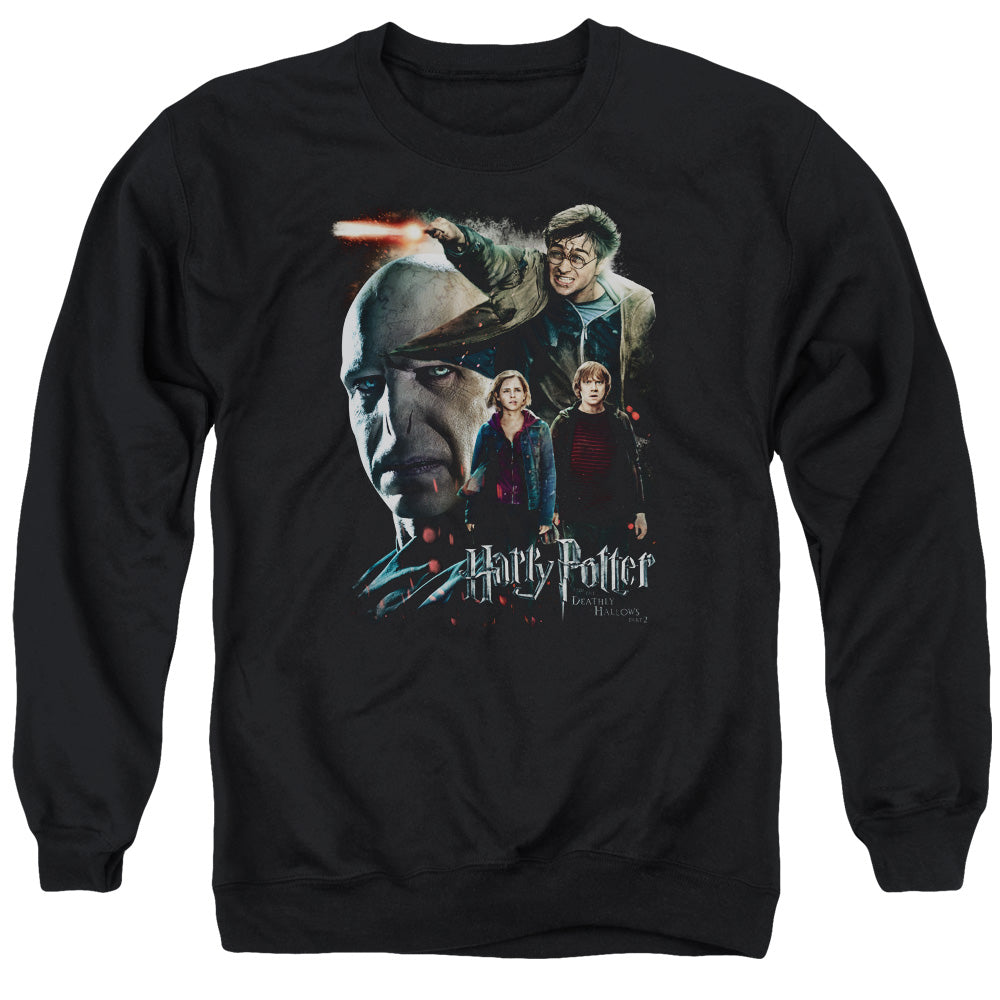 Harry Potter Final Fight Mens Crewneck Sweatshirt Black Officially Licensed