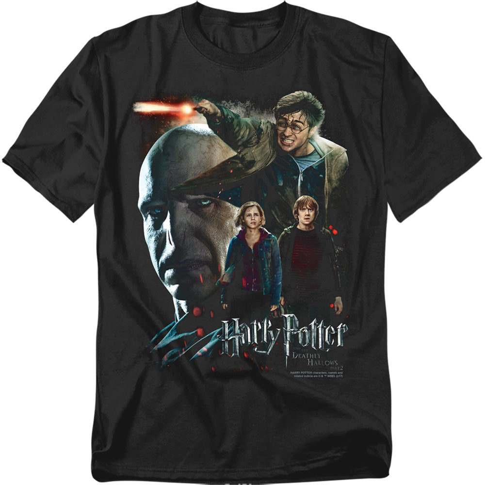 Harry Potter Final Fight Mens T Shirt Black Officially Licensed