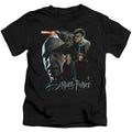 Harry Potter Final Fight Juvenile Kids Youth T Shirt Black Officially Licensed