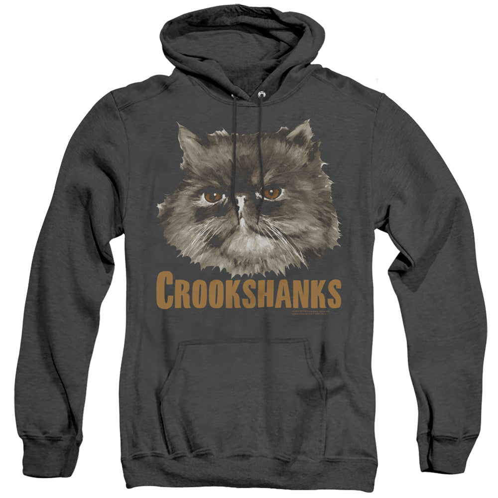 Harry Potter Crookshanks Heather Mens Hoodie Black Officially Licensed