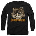 Harry Potter Crookshanks Mens Long Sleeve Shirt Black Officially Licensed Officially Licensed