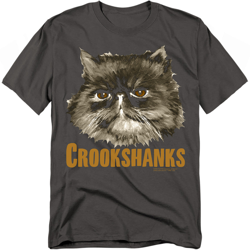 Harry Potter Crookshanks Mens T Shirt Black Officially Licensed