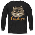 Harry Potter Crookshanks Long Sleeve Kids Youth T Shirt Black Officially Licensed