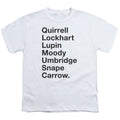 Harry Potter Professors Kids Youth T Shirt White Officially Licensed