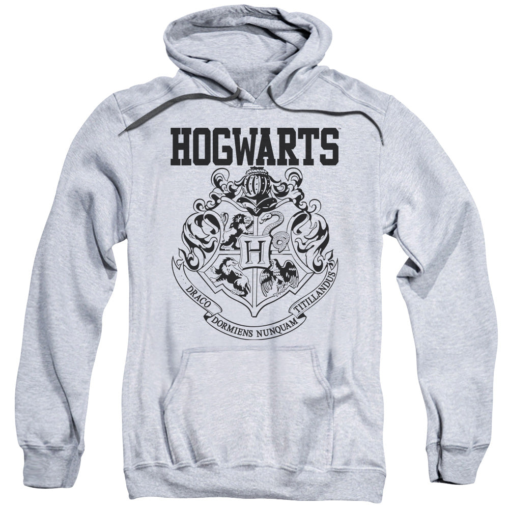 Harry Potter Hogwarts Athletic Mens Hoodie Athletic Heather Officially Licensed