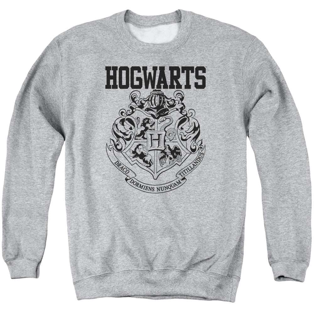 Harry Potter Hogwarts Athletic Mens Crewneck Sweatshirt Athletic Heather Officially Licensed
