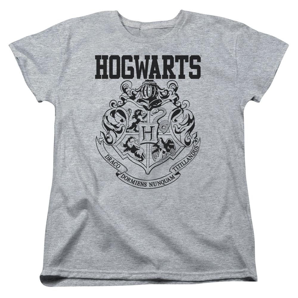 Harry Potter Hogwarts Athletic Womens T Shirt Athletic Heather Officially Licensed