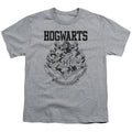 Harry Potter Hogwarts Athletic Kids Youth T Shirt Athletic Heather Officially Licensed