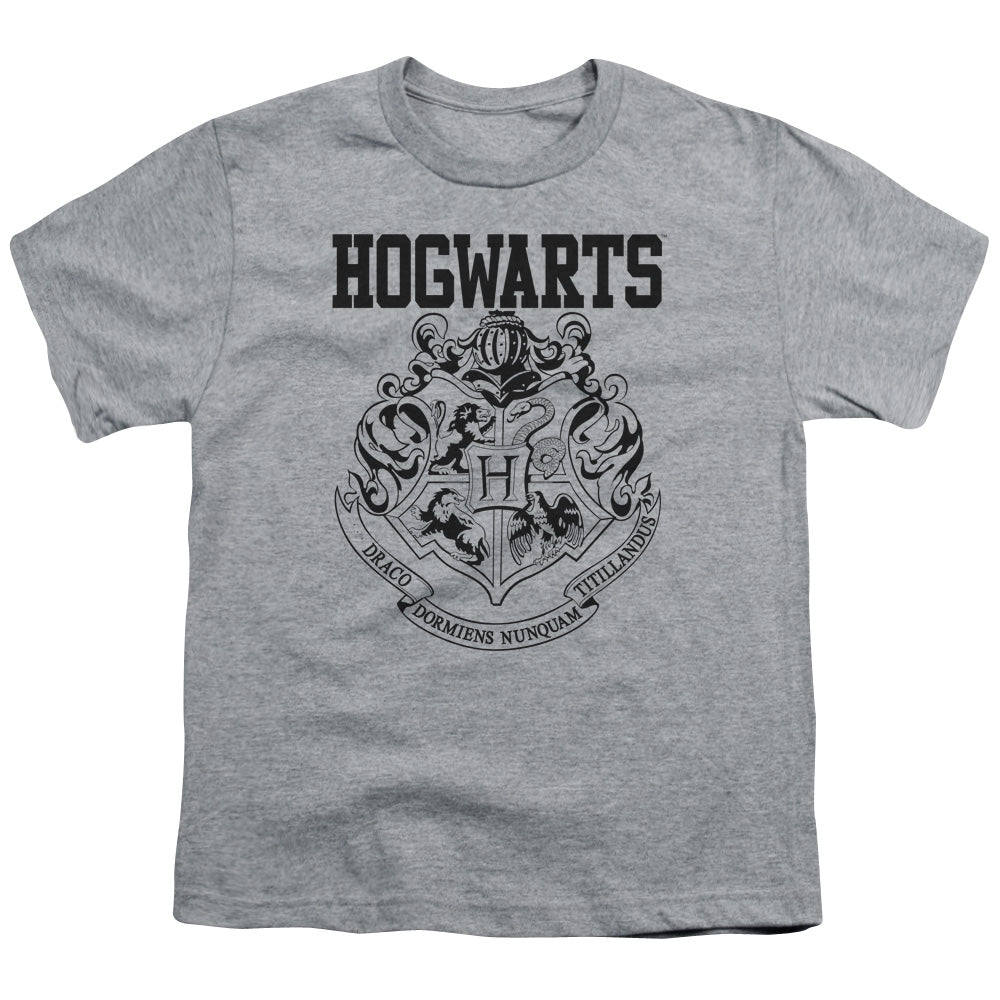 Harry Potter Hogwarts Athletic Kids Youth T Shirt Athletic Heather Officially Licensed