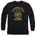 Harry Potter Hogwarts Alumni Mens Long Sleeve Shirt Black Officially Licensed